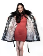 PUFFER JACKET GUN MURMSKY DETACHABLE COLLAR AND CUFF WOOL - Image 5