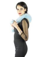 Celestial Feen Fuchskragen mit Krawatte und pon pon collo pelliccia col fourrure fur collar – Bild 3