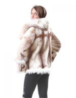 Nerzjacke ABEL FURS BROWN KREUZ MIT FOX – Bild 6