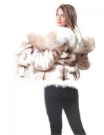 Nerzjacke ABEL FURS BROWN KREUZ MIT FOX – Bild 7