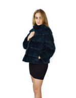 46 горизонтальной норка куртки изумрудных трубопроводы 64 см fourrure de vison mink fur Nerz — изображение 3