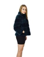 46 горизонтальной норка куртки изумрудных трубопроводы 64 см fourrure de vison mink fur Nerz — изображение 4