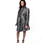 51 PIUMINO CAPPOTTINO COLOR SMOG CON COLLETTINO REX STACCABILE RIPORT DI VERNICE