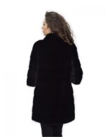 Coat size 48 84 cm horizontal mink mug piping pockets - Image 6
